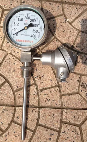 帶熱電偶遠傳雙金屬溫度計...